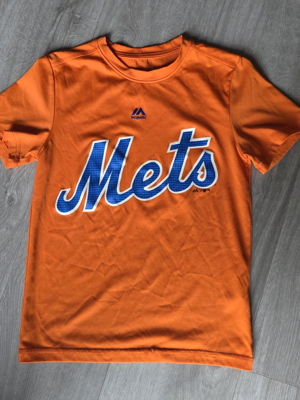 Majestic Orange Mets Graphic Tee for Kids